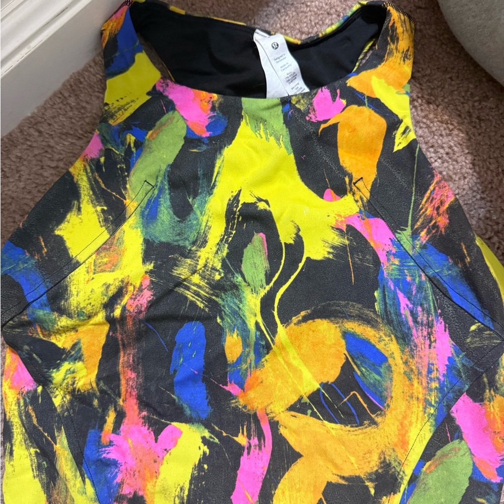 lululemon athletica Multicolor Abstract Tank Top